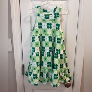 Masters Kids Golf Green and White Dress